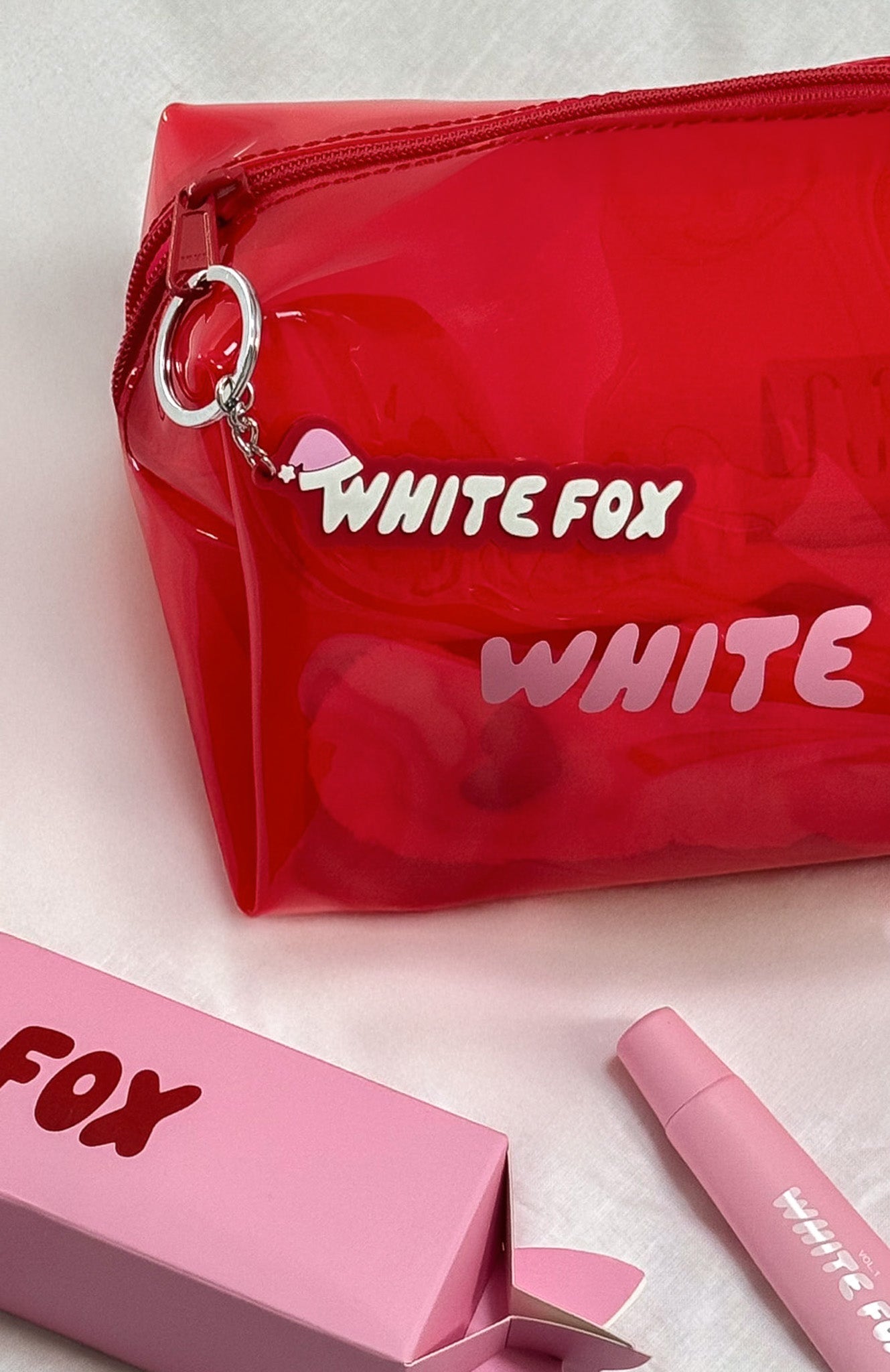 Santa's Hat Keychain Red