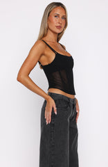 Sighed And Survived Bustier Black
