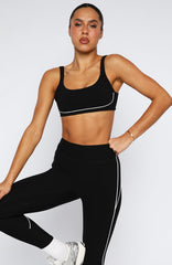 Strive Sports Bra Black/White