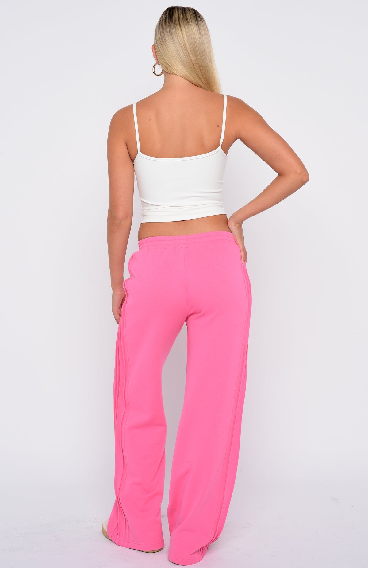 Stuck In The City Track Pants Hot Pink