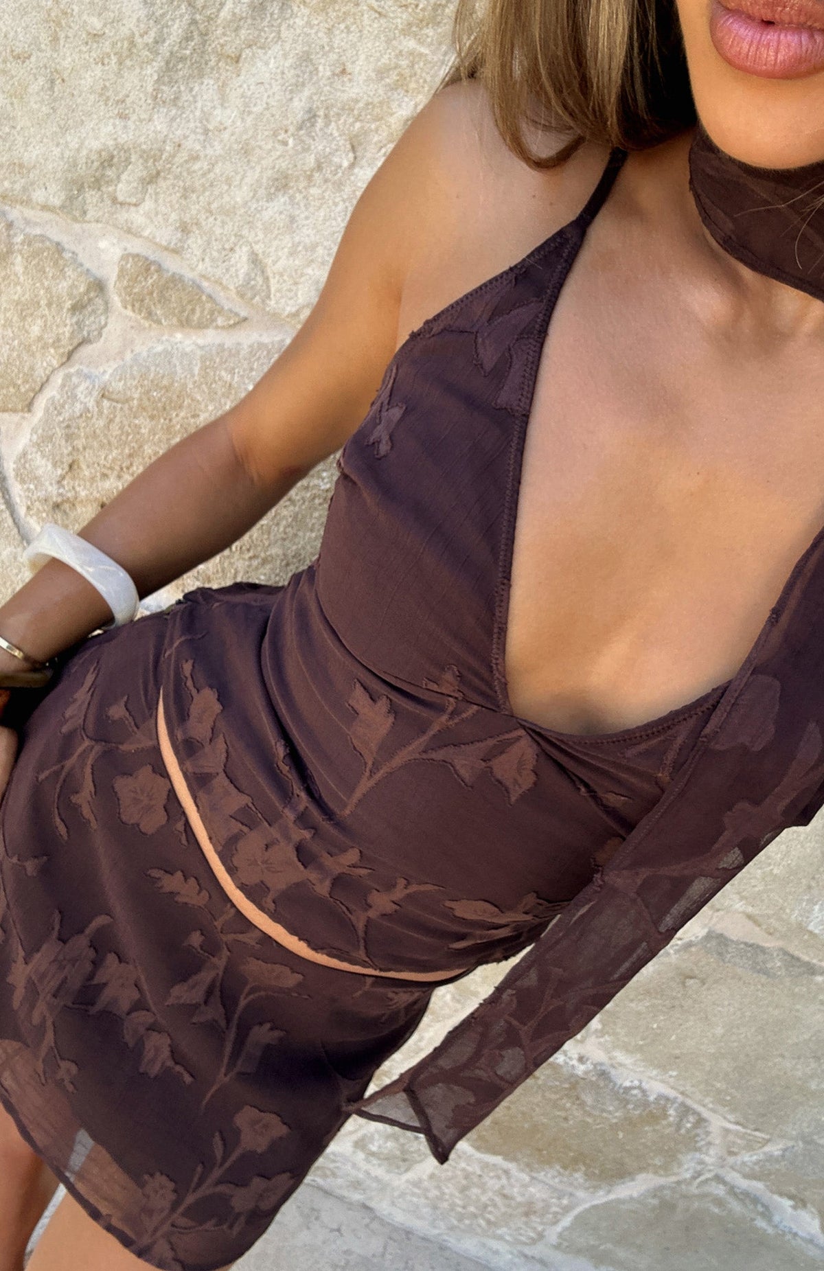 Summer Garden Top Chocolate