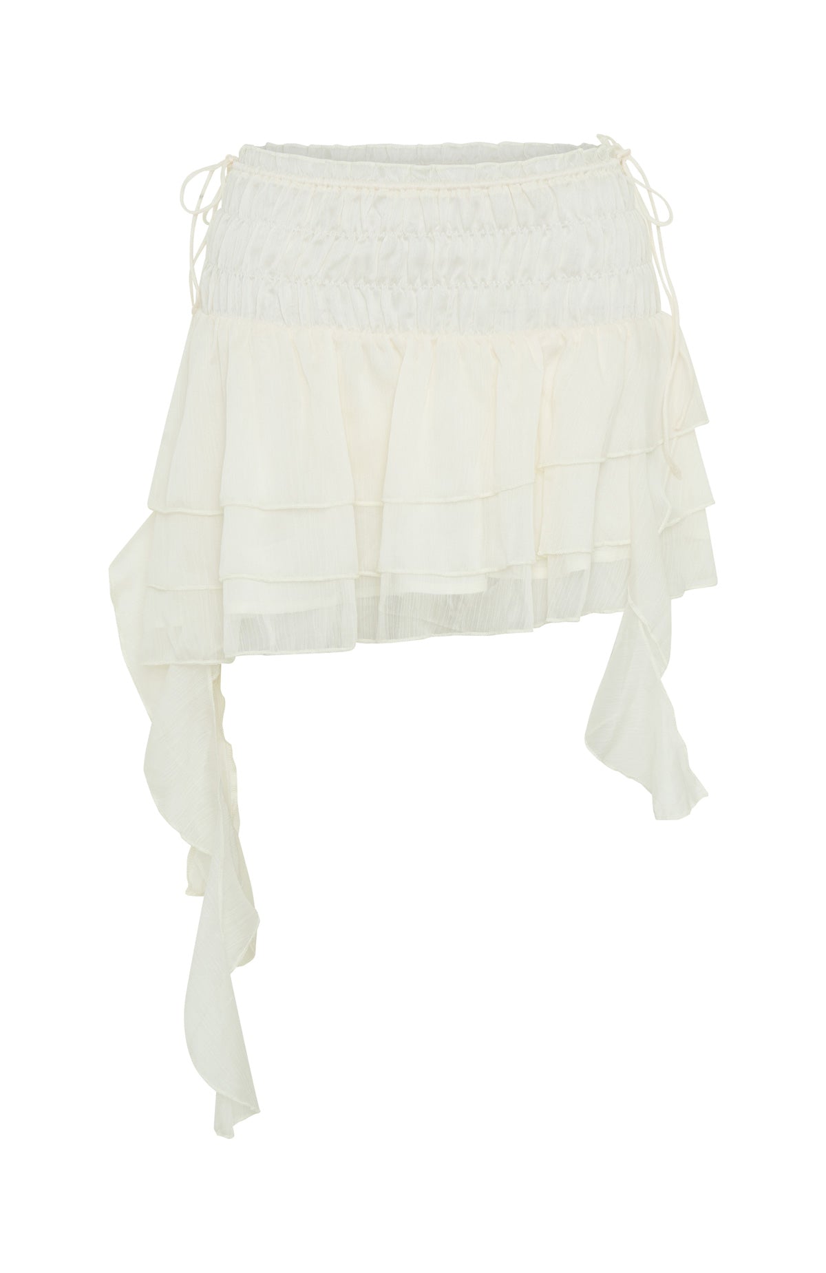 Sunset Stories Mini Skirt White