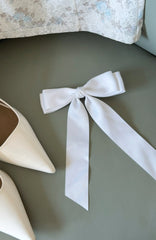 Sweet Serenity Bow Hair Clip White