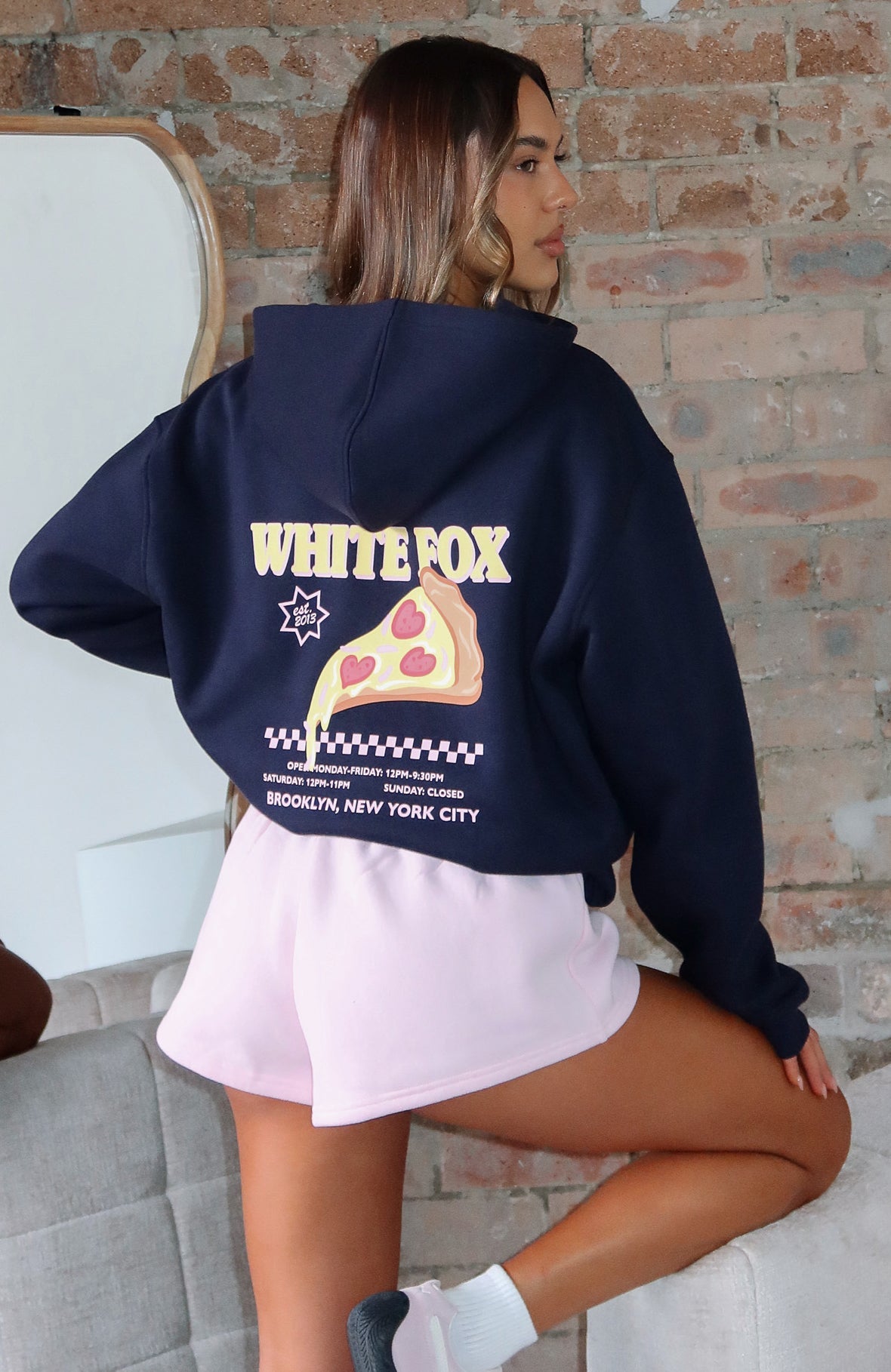 Sweeter Nights Oversized Hoodie Navy
