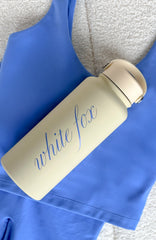 Work Out Drink Bottle 1L Cream/Blueberry