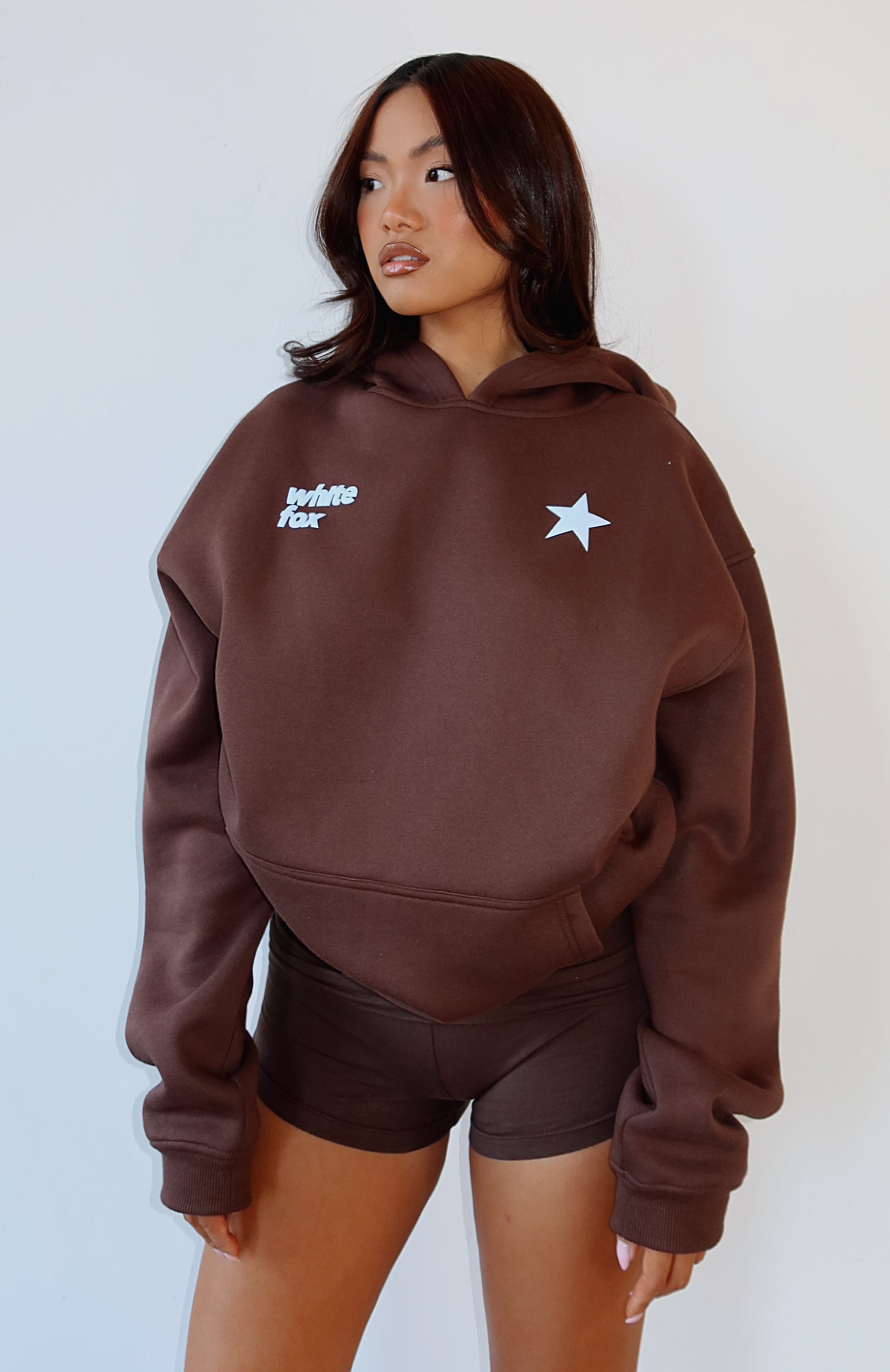 From The Archives Charli Oversized Hoodie Chocolate