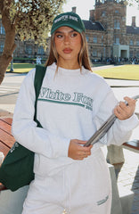 No Hesitation Oversized Sweater Grey Marle