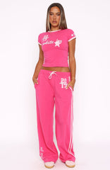 All Star Season Track Pants Pink