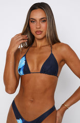 Golden Hour Bikini Top Navy Lush
